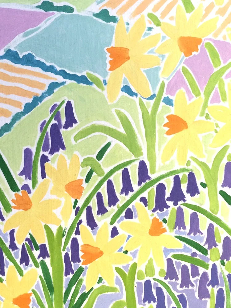 Original Oil Painting by Joanne Short. Spring has Sprung, Mount's Bay, Cornwall. - Image 4