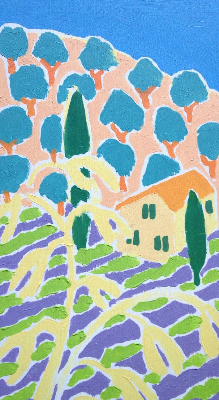 Original Painting by Joanne Short. A Slice of Italy, Tuscany - Image 2