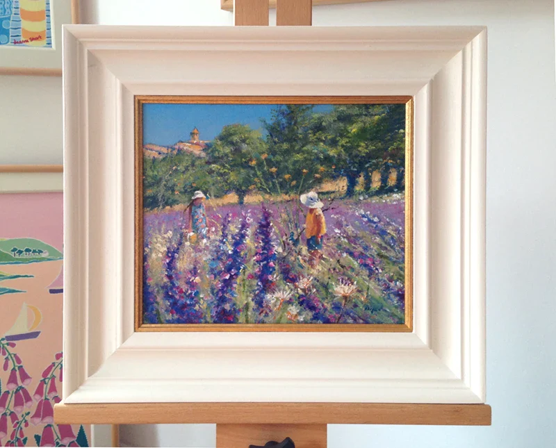 Original Painting by Ted Dyer. Lavender time. Provence II - Image 2