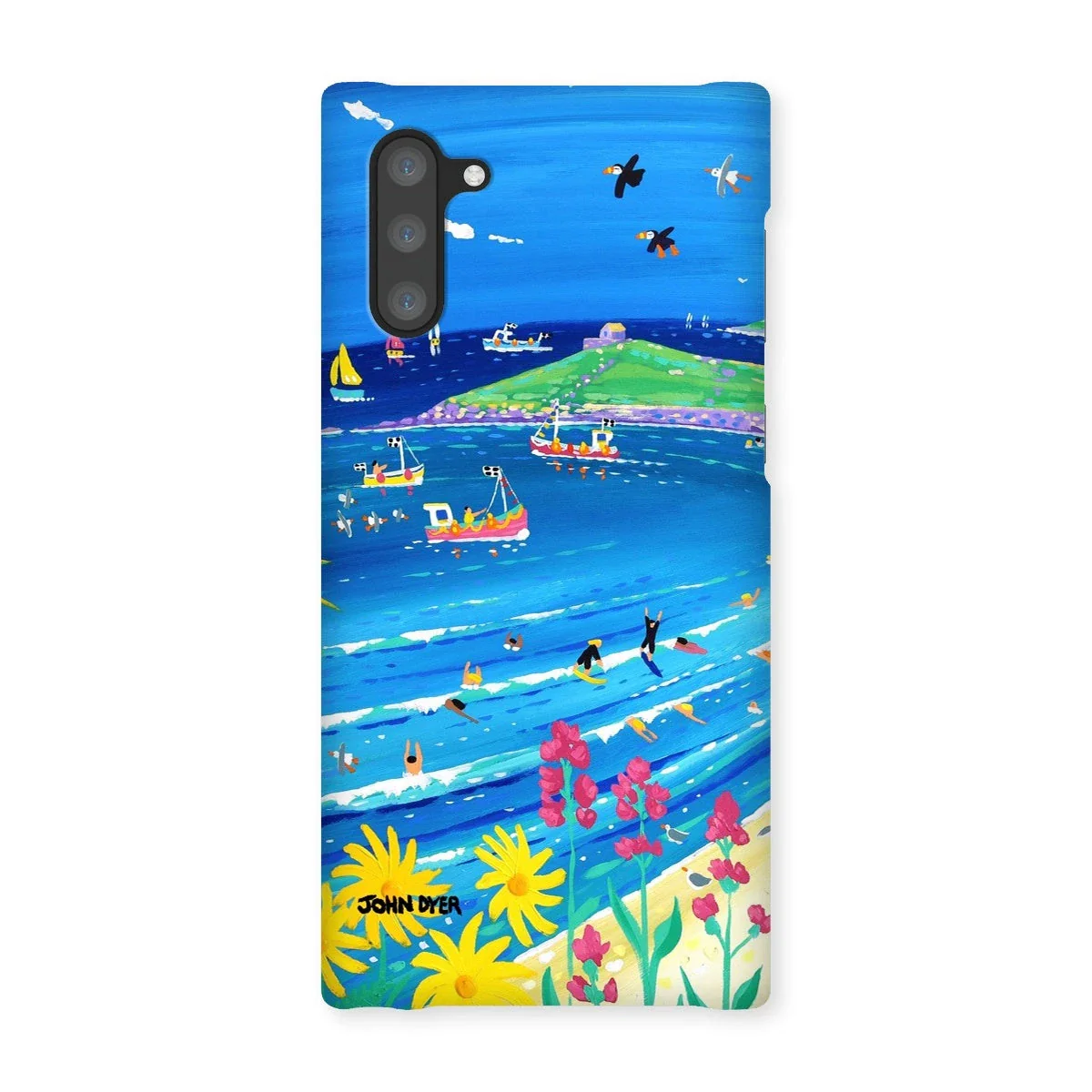 Snap Art Phone Case. Porthmeor Beach St Ives. Artist John Dyer. Cornwall Art Gallery. - Image 12