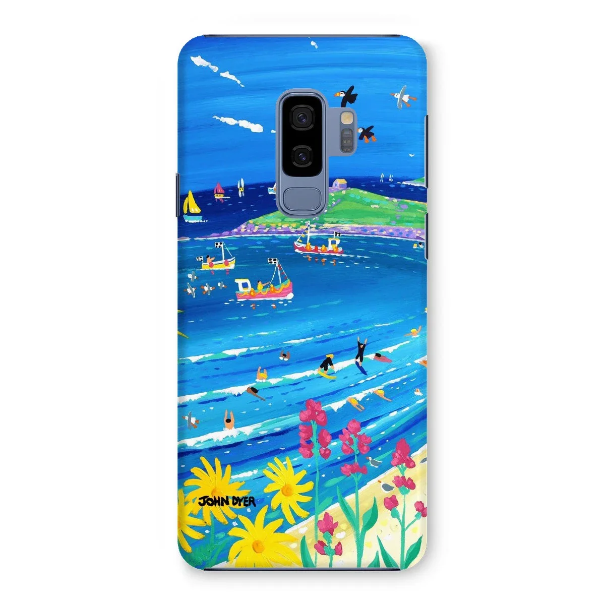 Snap Art Phone Case. Porthmeor Beach St Ives. Artist John Dyer. Cornwall Art Gallery. - Image 19