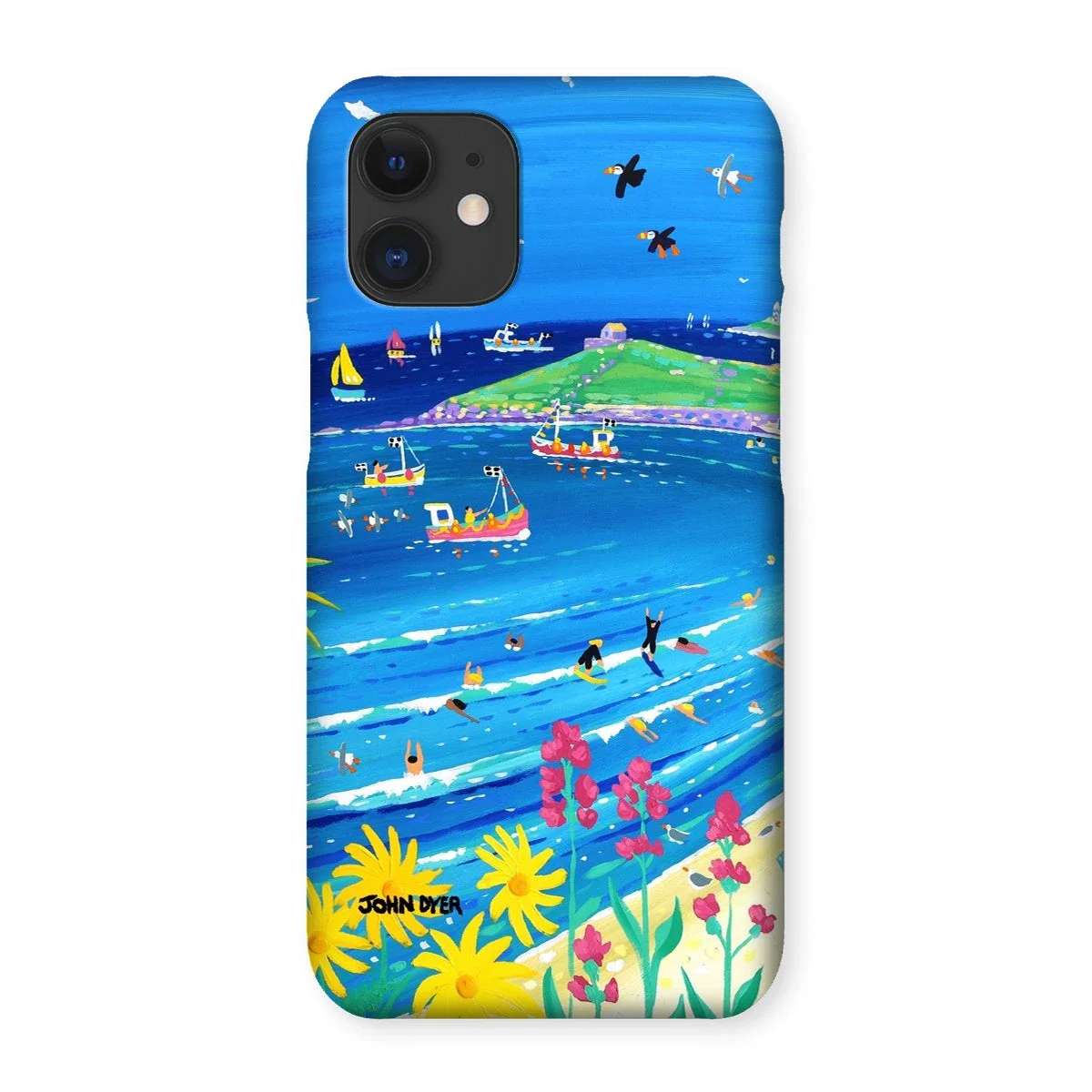 Snap Art Phone Case. Porthmeor Beach St Ives. Artist John Dyer. Cornwall Art Gallery. - Image 32
