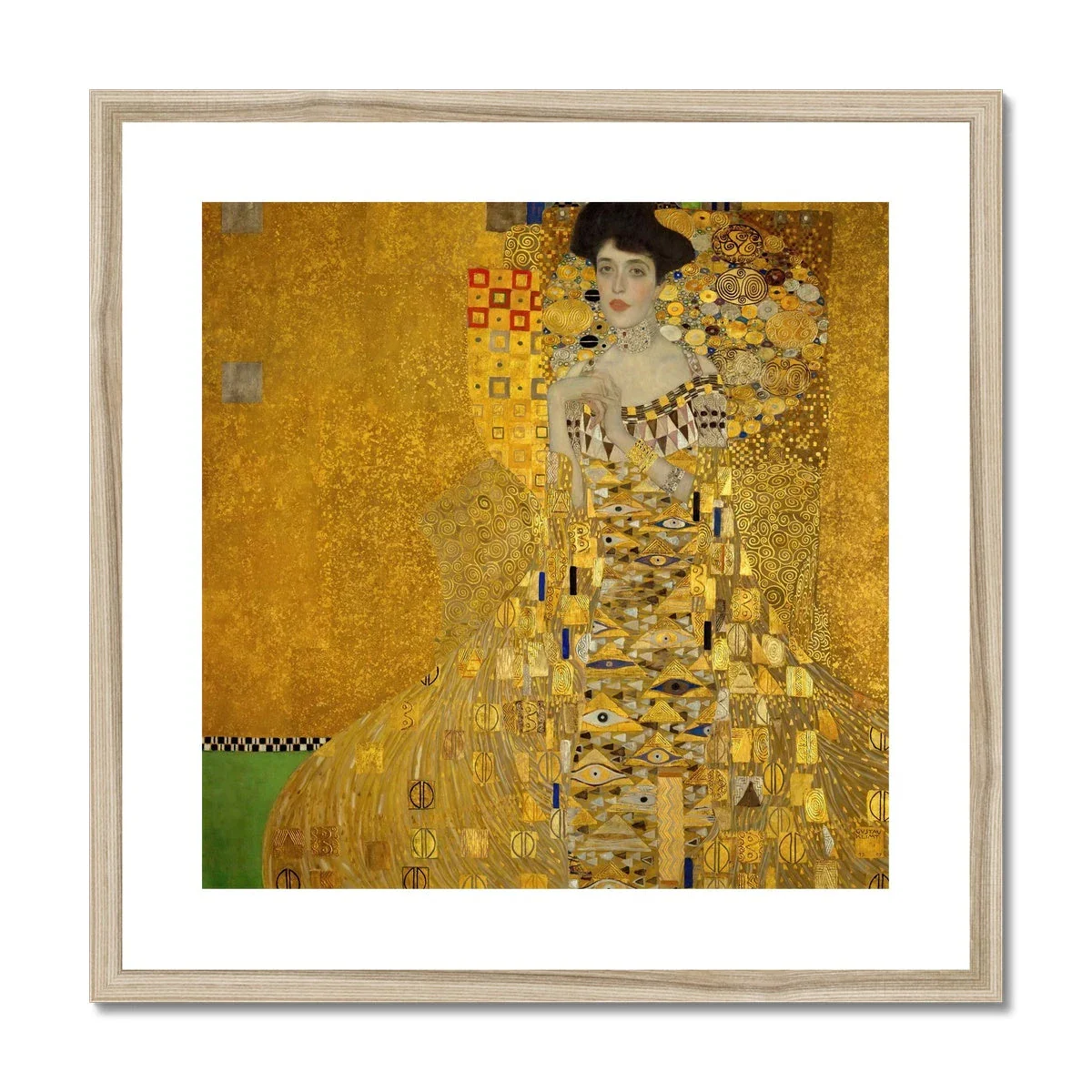 Gustav Klimt Framed Open Edition Art Print. 'Portrait of Adele Bloch-Bauer'. Art Gallery Historic Art - Image 3