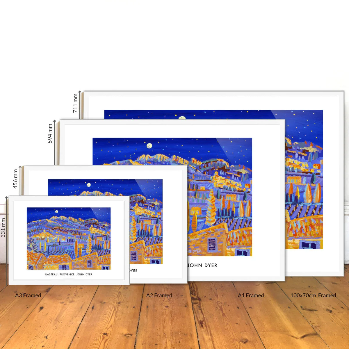 French Wall Art Poster Print. Rasteau, Provence, France by John Dyer. French Art Gallery - Image 3