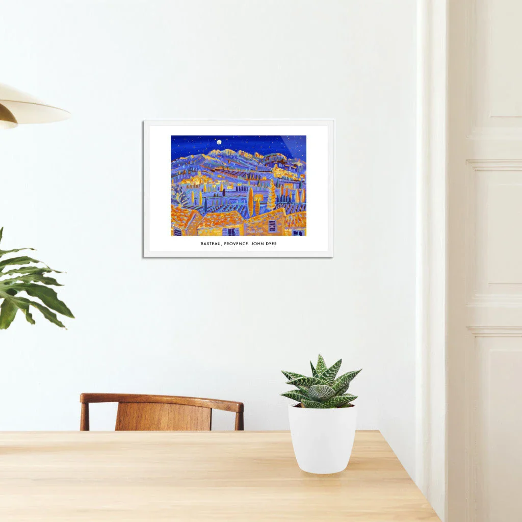 French Wall Art Poster Print. Rasteau, Provence, France by John Dyer. French Art Gallery - Image 5