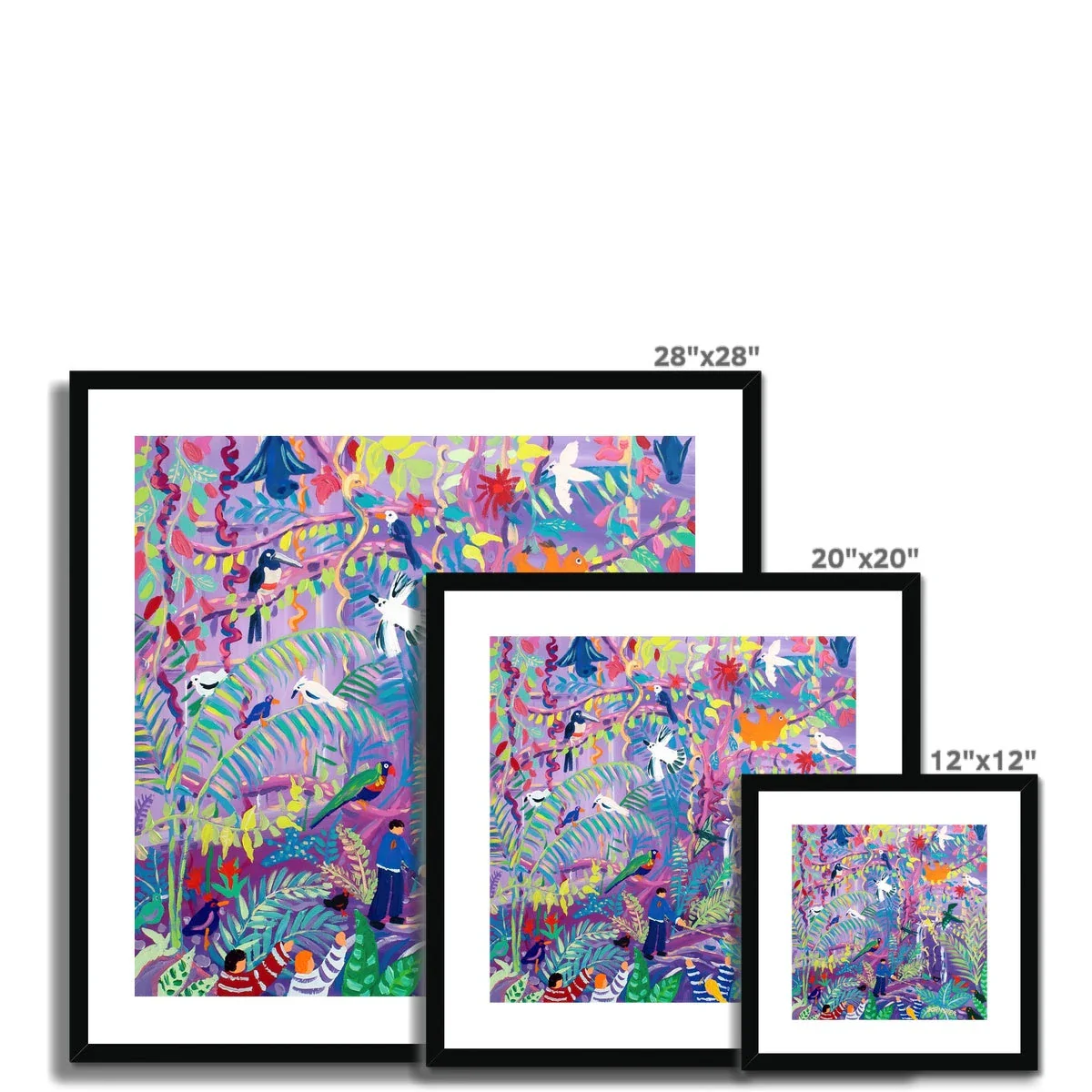 John Dyer Amazon Rainforest Animals with Sloth Framed Open Edition Jungle Fine Art Print. Animal Art Prints - Image 10