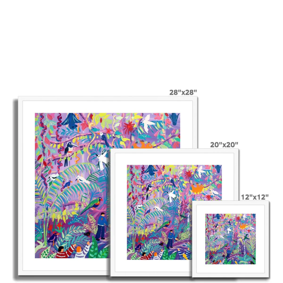 John Dyer Amazon Rainforest Animals with Sloth Framed Open Edition Jungle Fine Art Print. Animal Art Prints - Image 11