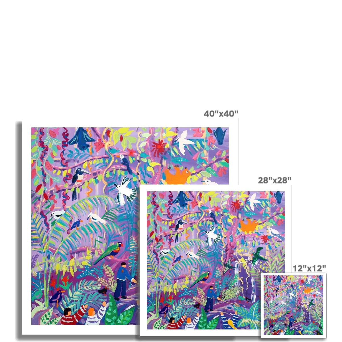John Dyer Amazon Rainforest Sloth, Animals and Birds, Open Edition Fine Art Print. Animal Art Prints - Image 3