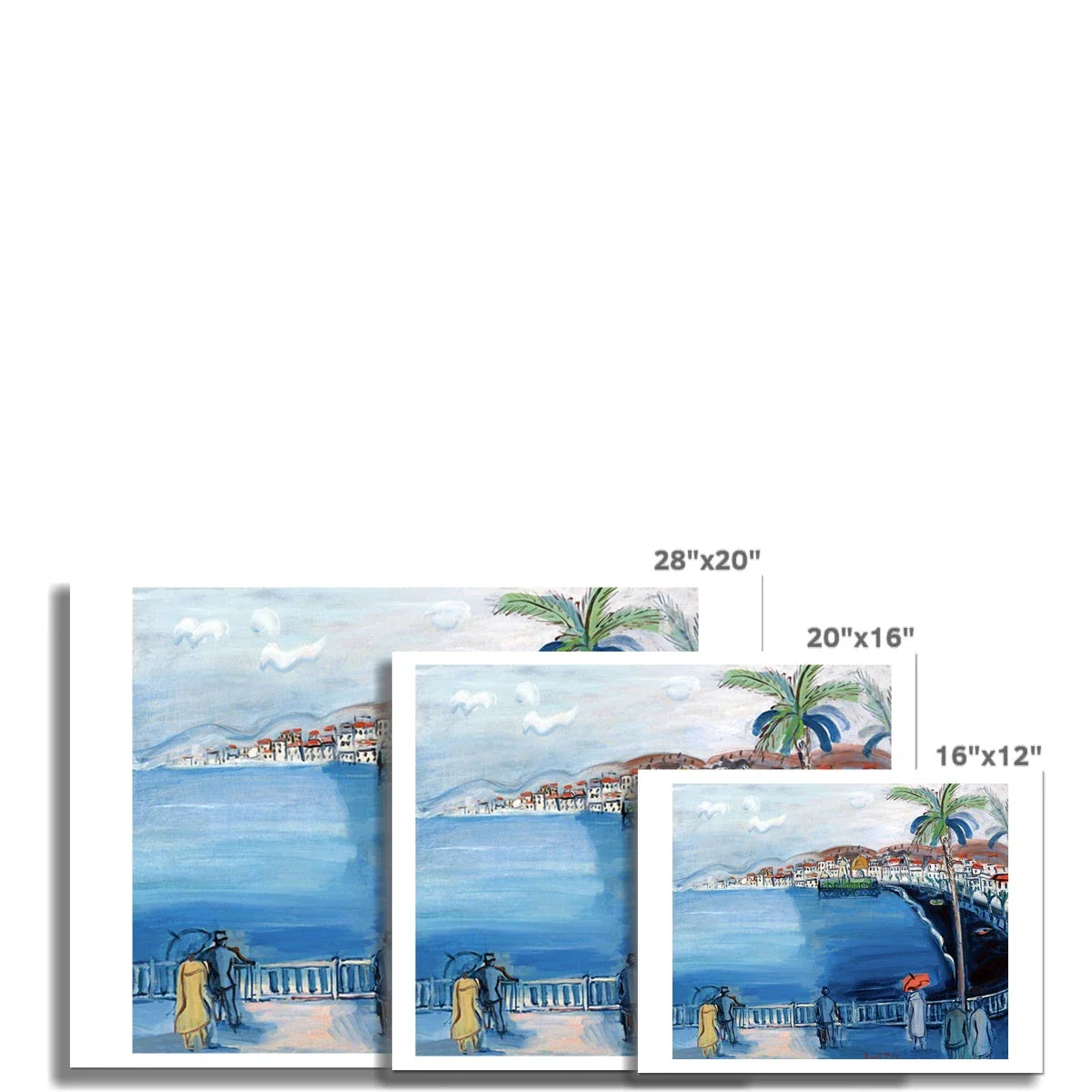 'Baie des Anges, Nice' French Seascape by Raoul Dufy. Open Edition Fine Art Print. Historic Art of France - Image 3