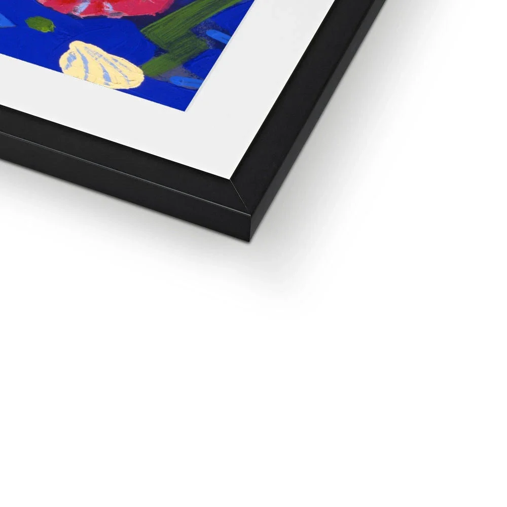 John Dyer Framed Open Edition Cornish Fine Art Print. 'Seafood Salad, Padstow'. Cornwall Art Gallery - Image 5