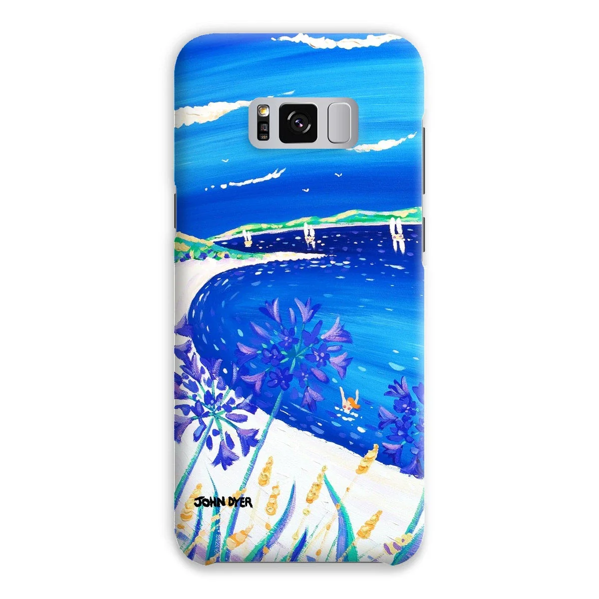 Snap Art Phone Case. Agapanthus Flowers, Tresco. Artist John Dyer. Cornwall Art Gallery. - Image 13