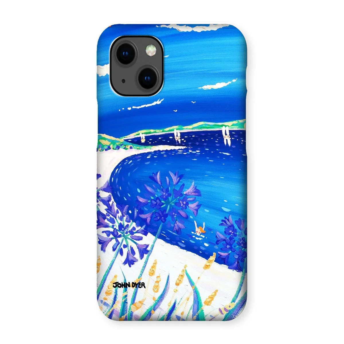 Snap Art Phone Case. Agapanthus Flowers, Tresco. Artist John Dyer. Cornwall Art Gallery. - Image 5