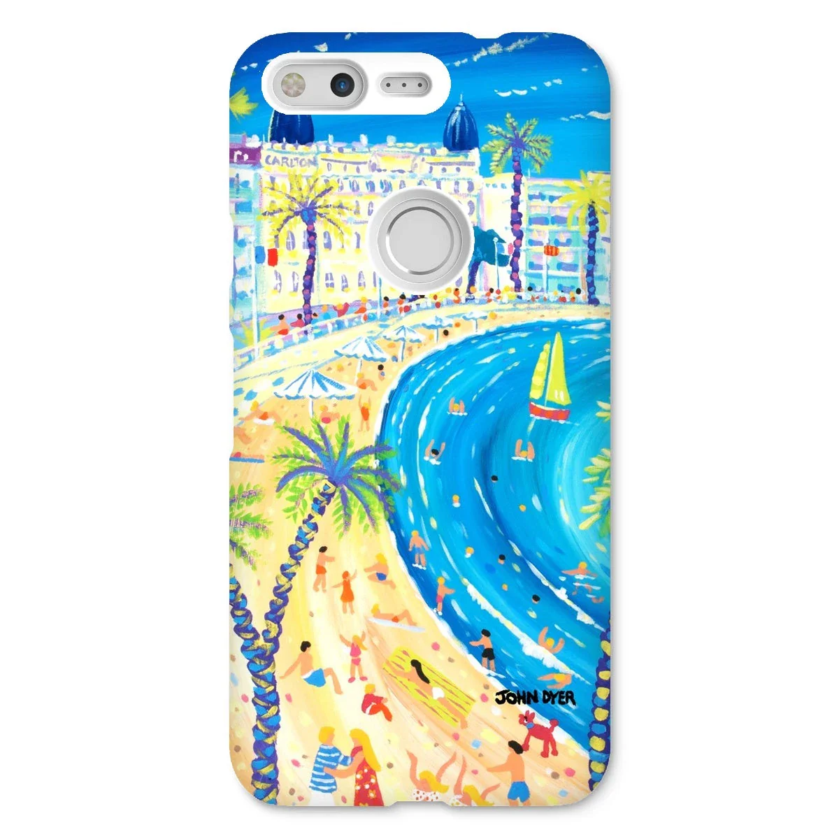 Snap Art Phone Case. Cannes, South of France. Artist John Dyer. Cornwall Art Gallery - Image 16