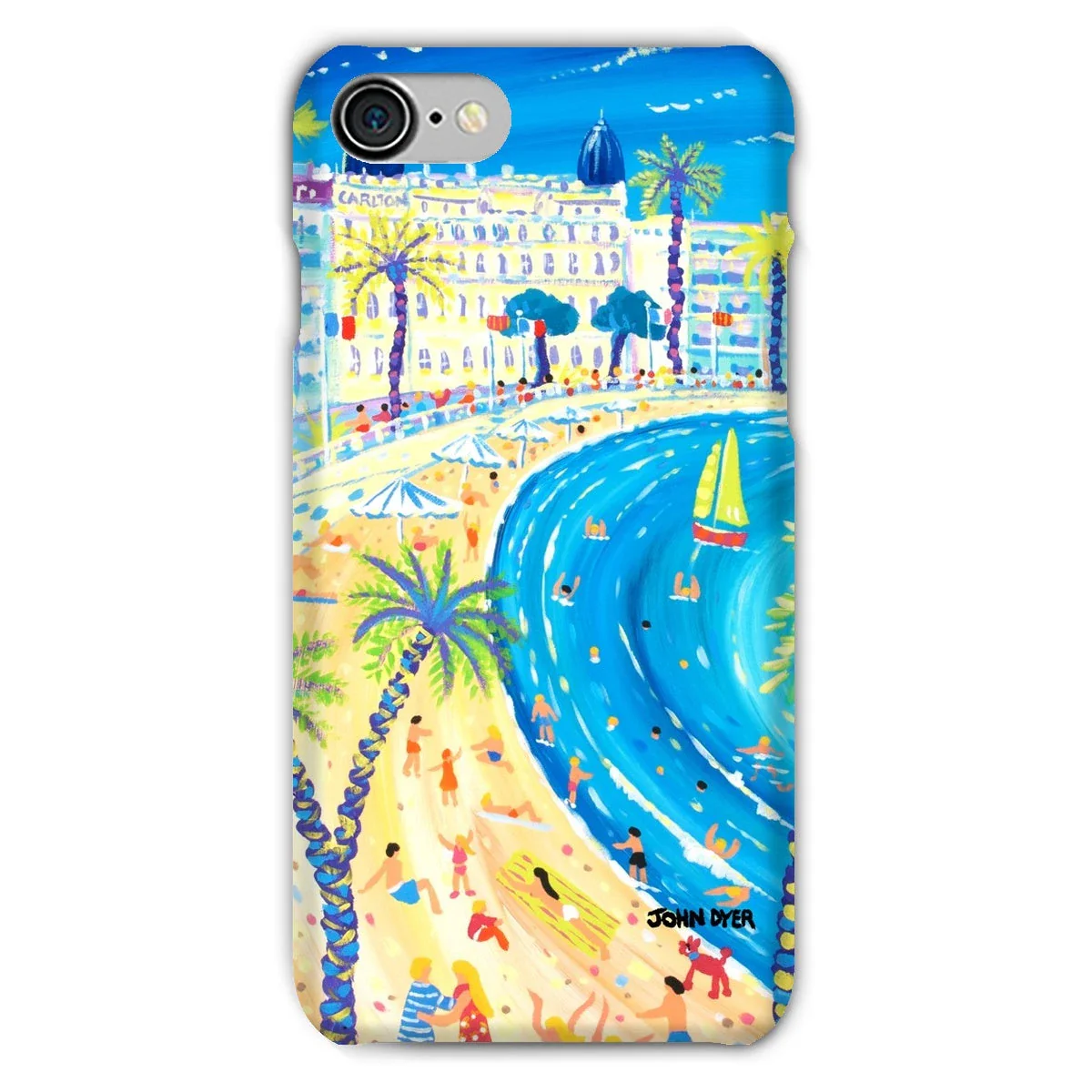 Snap Art Phone Case. Cannes, South of France. Artist John Dyer. Cornwall Art Gallery - Image 31