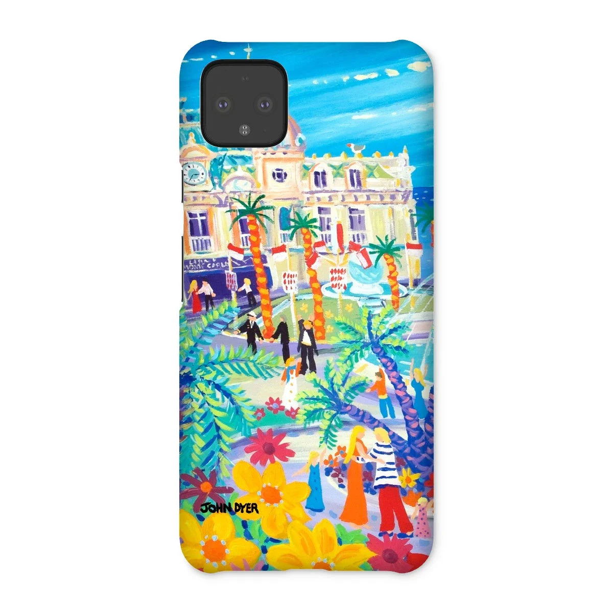 Snap Art Phone Case. Casino Square, Monaco. Artist John Dyer. Cornwall Art Gallery - Image 18