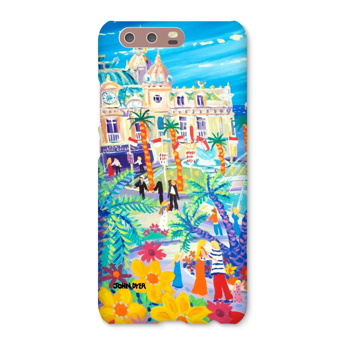 Snap Art Phone Case. Casino Square, Monaco. Artist John Dyer. Cornwall Art Gallery - Image 20