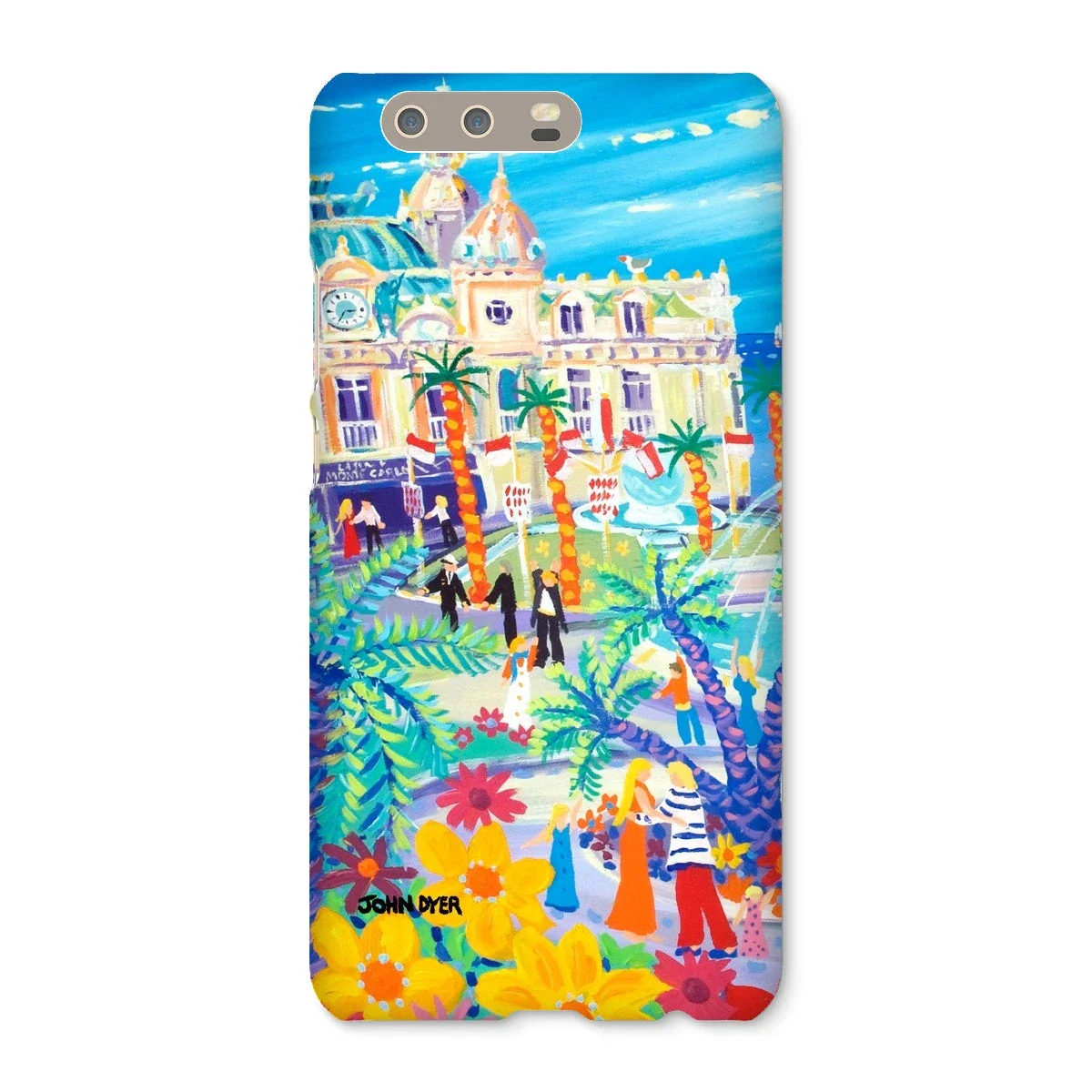 Snap Art Phone Case. Casino Square, Monaco. Artist John Dyer. Cornwall Art Gallery - Image 21