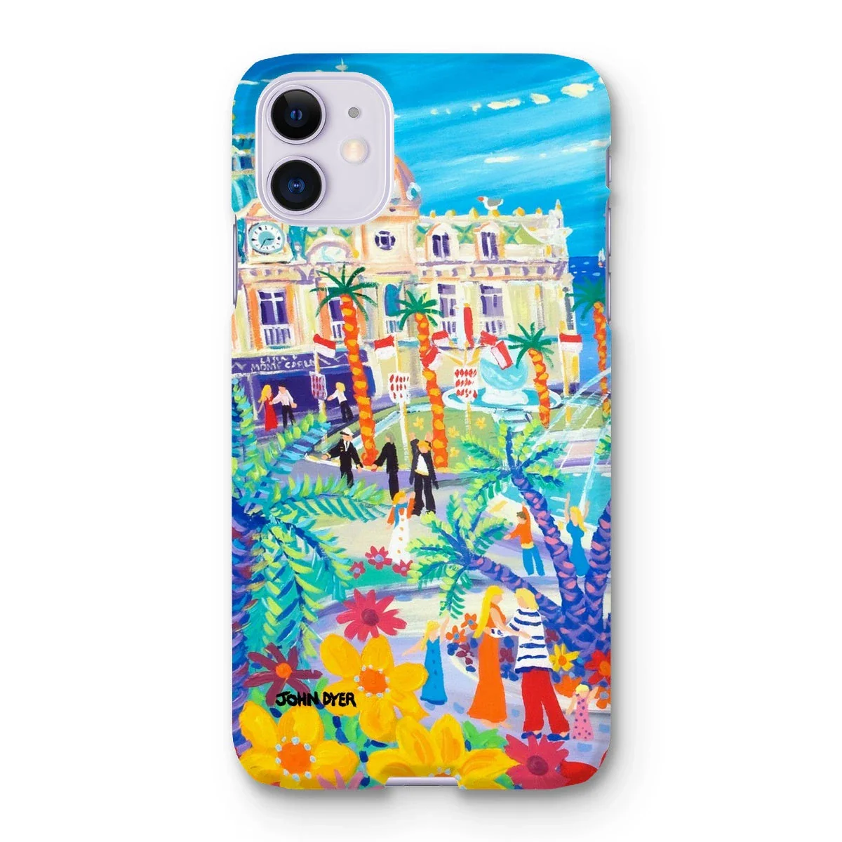 Snap Art Phone Case. Casino Square, Monaco. Artist John Dyer. Cornwall Art Gallery - Image 24