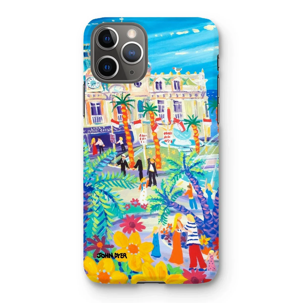 Snap Art Phone Case. Casino Square, Monaco. Artist John Dyer. Cornwall Art Gallery - Image 25