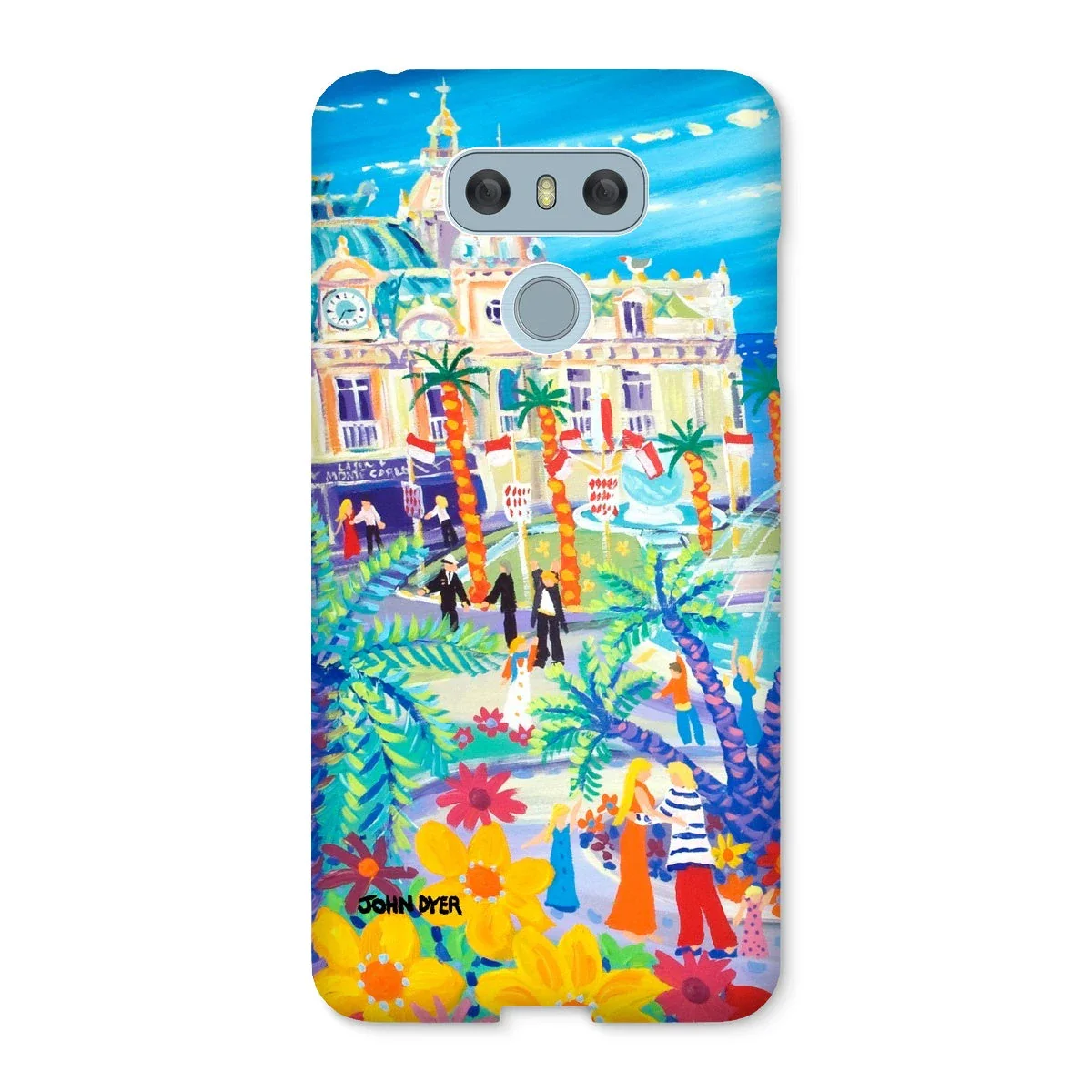 Snap Art Phone Case. Casino Square, Monaco. Artist John Dyer. Cornwall Art Gallery - Image 38