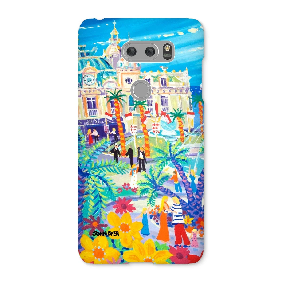 Snap Art Phone Case. Casino Square, Monaco. Artist John Dyer. Cornwall Art Gallery - Image 40