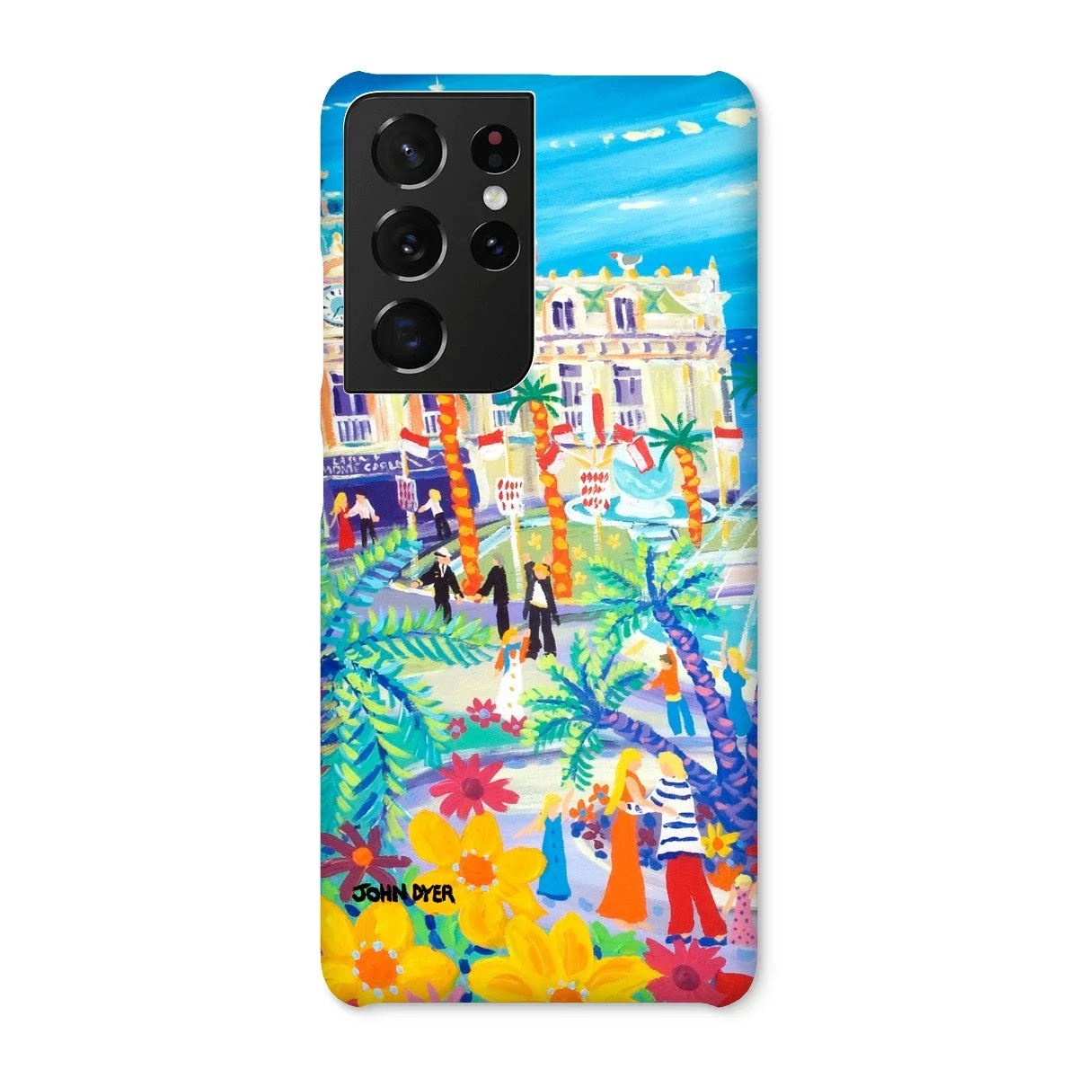 Snap Art Phone Case. Casino Square, Monaco. Artist John Dyer. Cornwall Art Gallery - Image 43