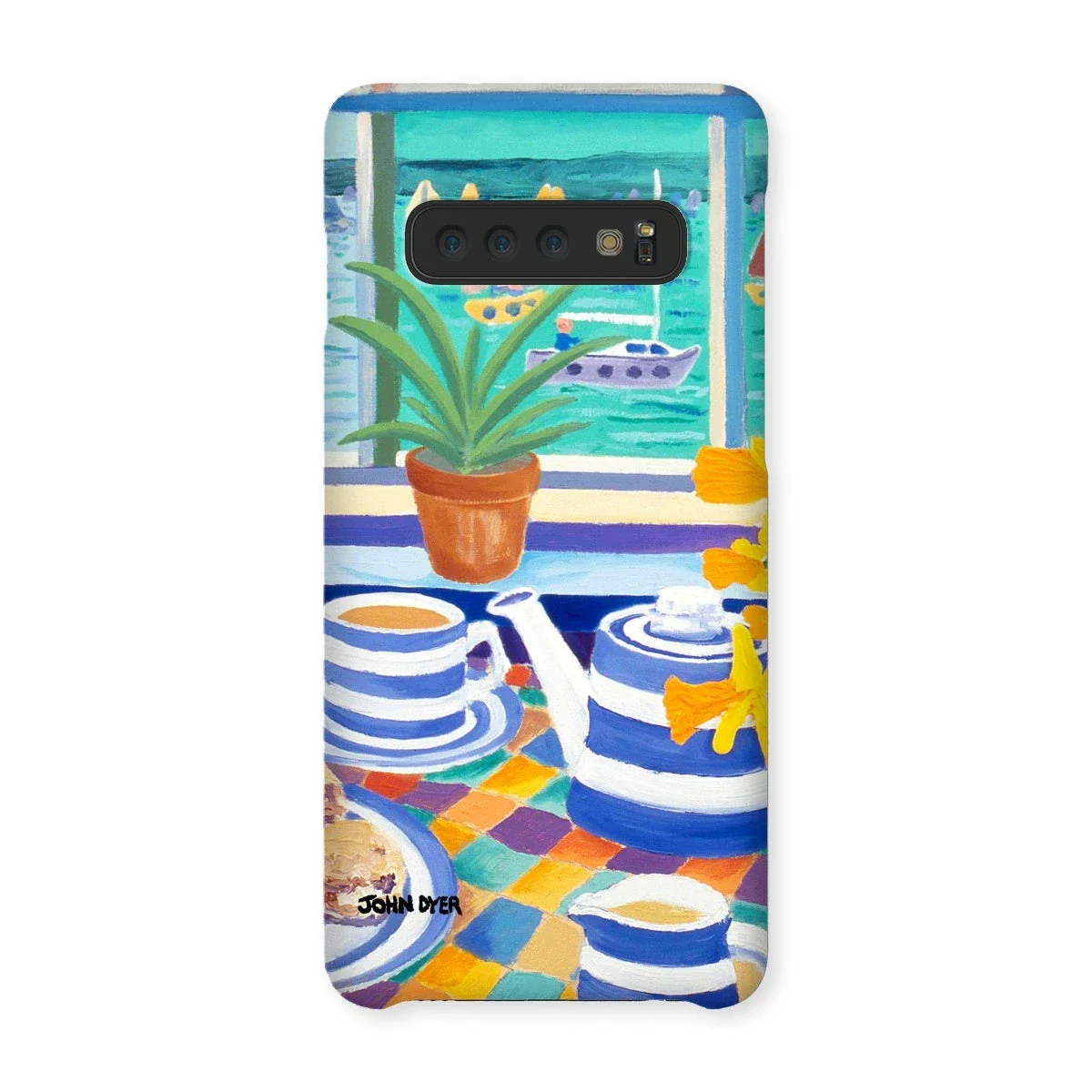 Snap Art Phone Case. Cornishware. Artist John Dyer. Cornwall Art Gallery - Image 10