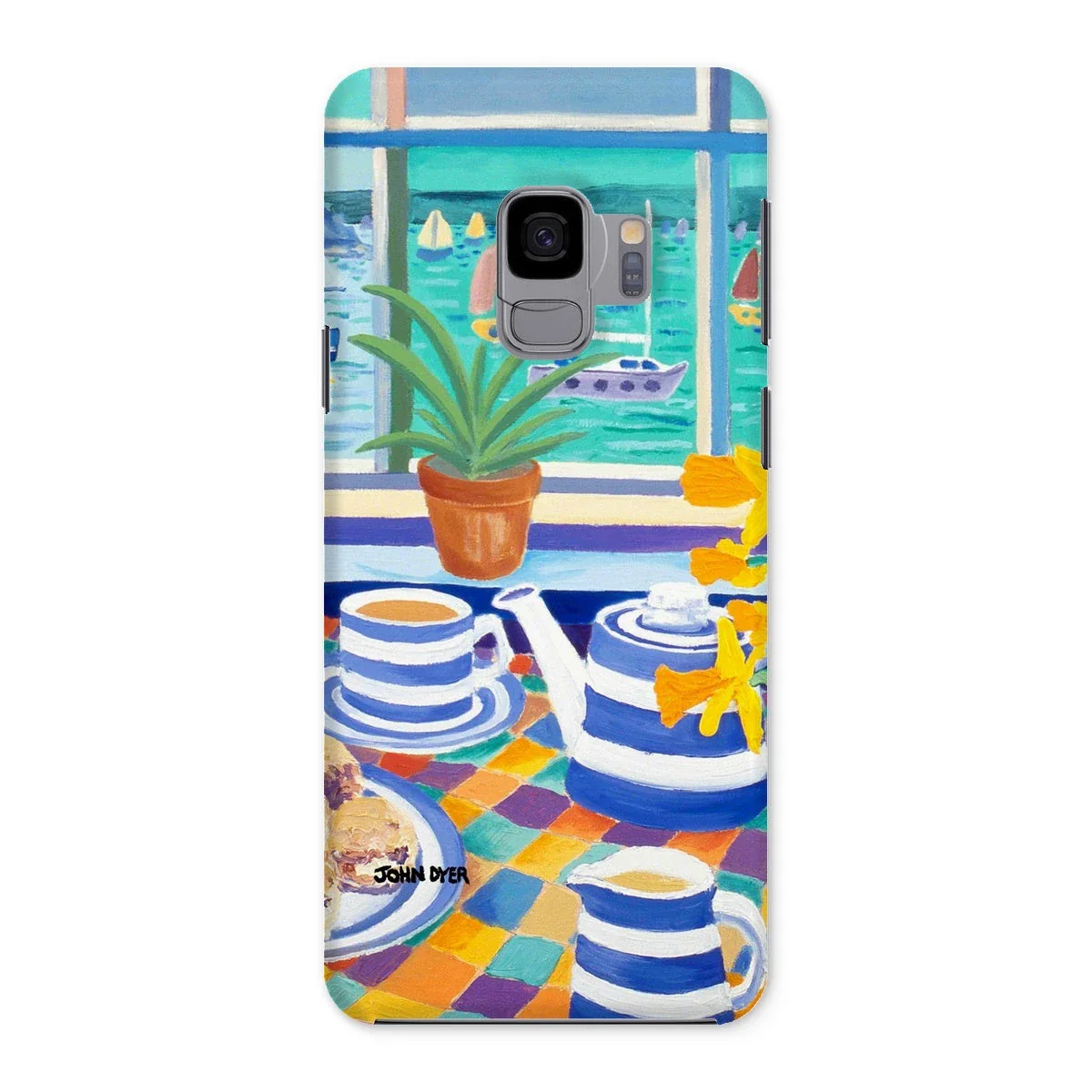 Snap Art Phone Case. Cornishware. Artist John Dyer. Cornwall Art Gallery - Image 14