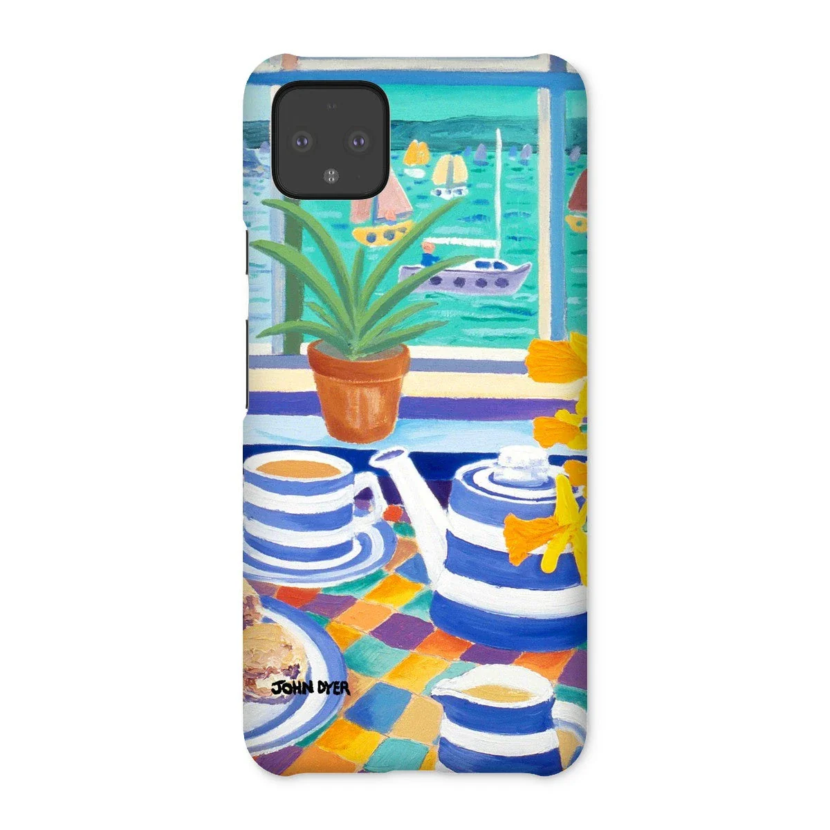Snap Art Phone Case. Cornishware. Artist John Dyer. Cornwall Art Gallery - Image 18
