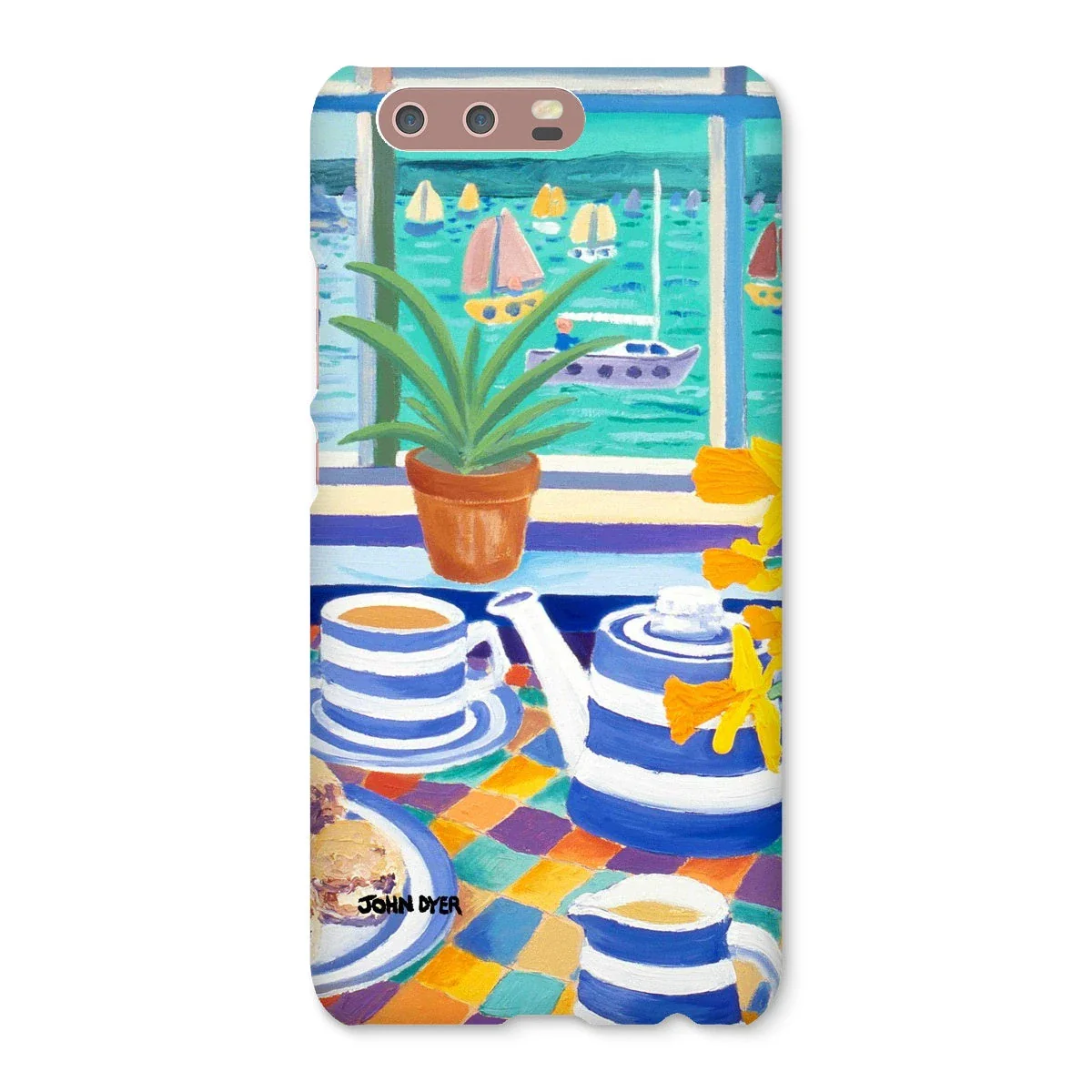 Snap Art Phone Case. Cornishware. Artist John Dyer. Cornwall Art Gallery - Image 20