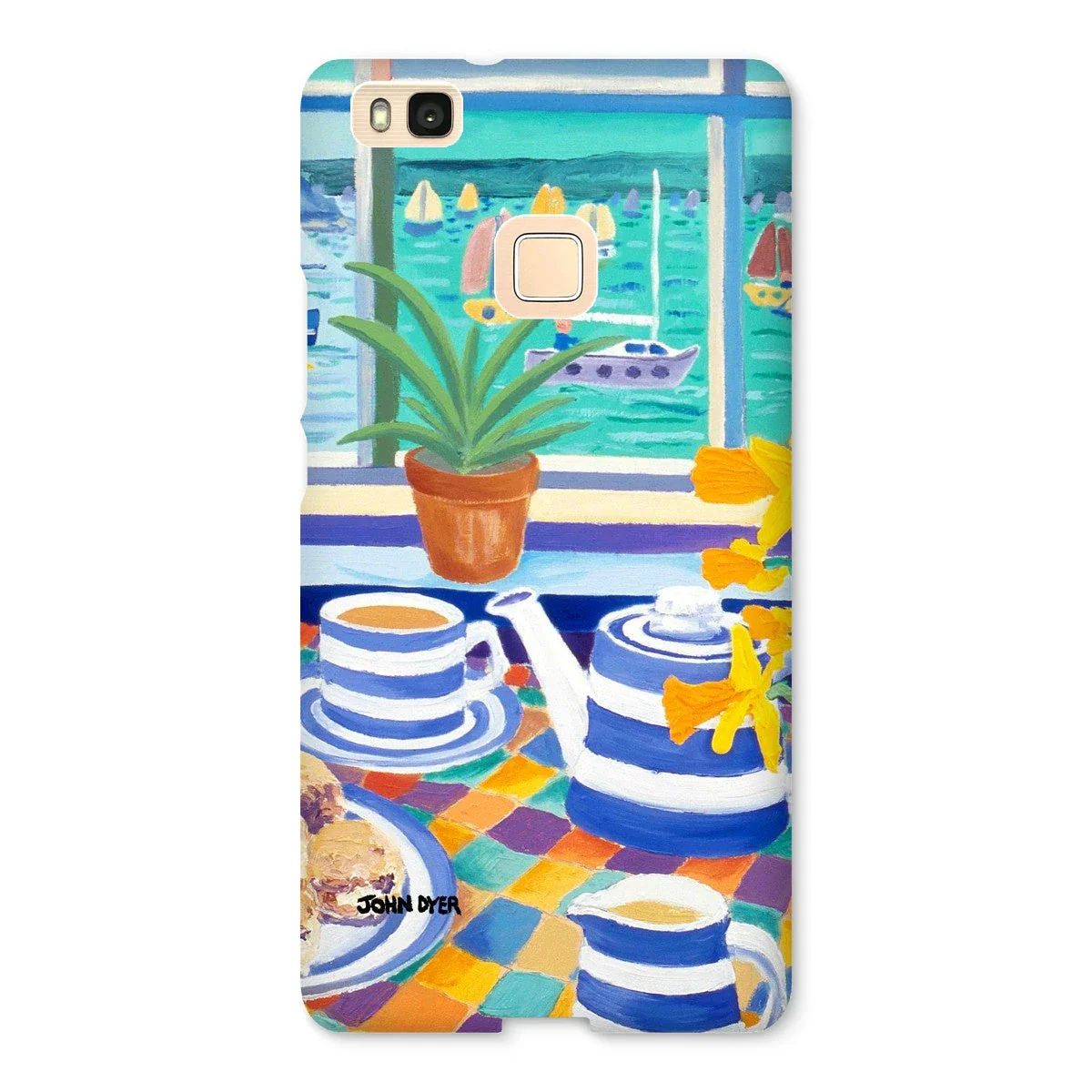 Snap Art Phone Case. Cornishware. Artist John Dyer. Cornwall Art Gallery - Image 23