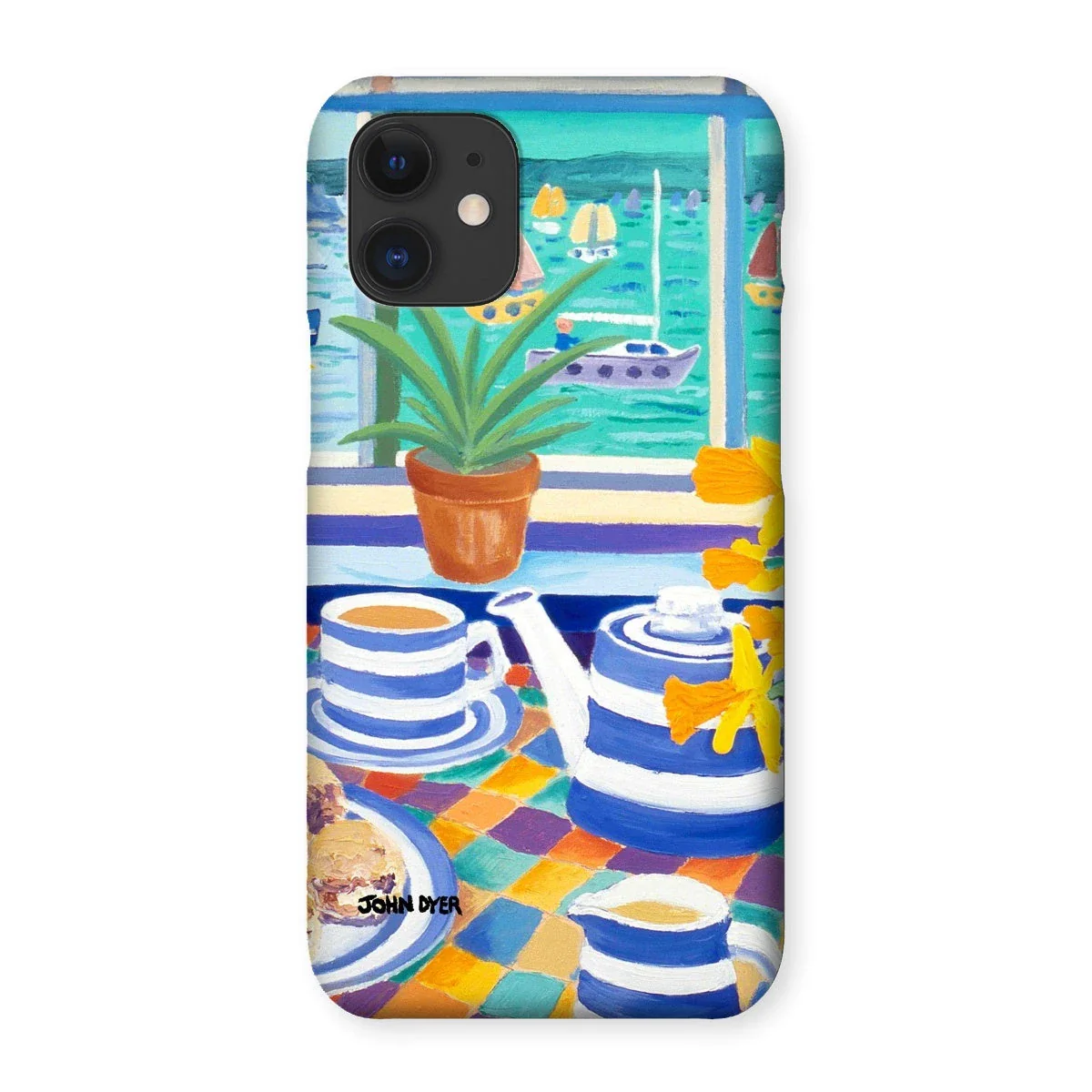 Snap Art Phone Case. Cornishware. Artist John Dyer. Cornwall Art Gallery - Image 28