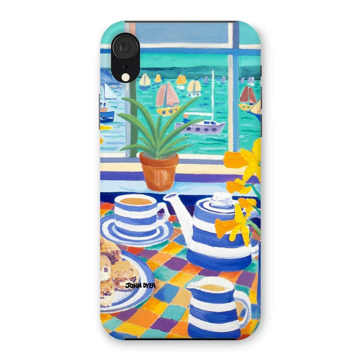 Snap Art Phone Case. Cornishware. Artist John Dyer. Cornwall Art Gallery - Image 35