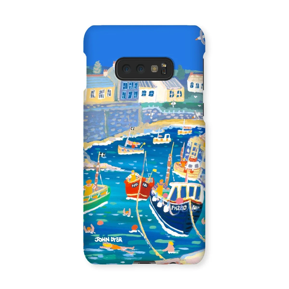 Snap Art Phone Case. Coverack Harbour. Artist John Dyer. Cornwall Art Gallery - Image 11