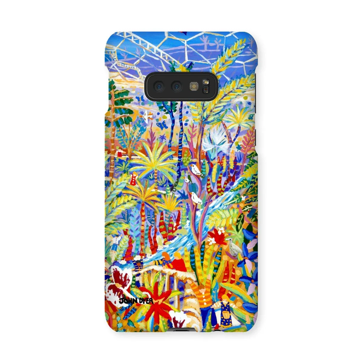 Snap Art Phone Case. Eden Project Rainforest. Artist John Dyer. Cornwall Art Gallery - Image 11
