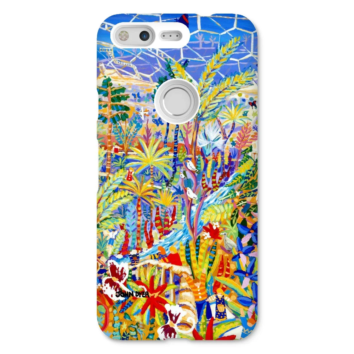 Snap Art Phone Case. Eden Project Rainforest. Artist John Dyer. Cornwall Art Gallery - Image 16