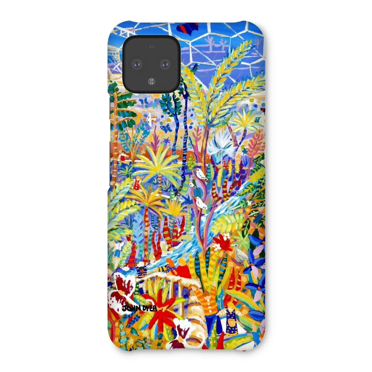 Snap Art Phone Case. Eden Project Rainforest. Artist John Dyer. Cornwall Art Gallery - Image 17