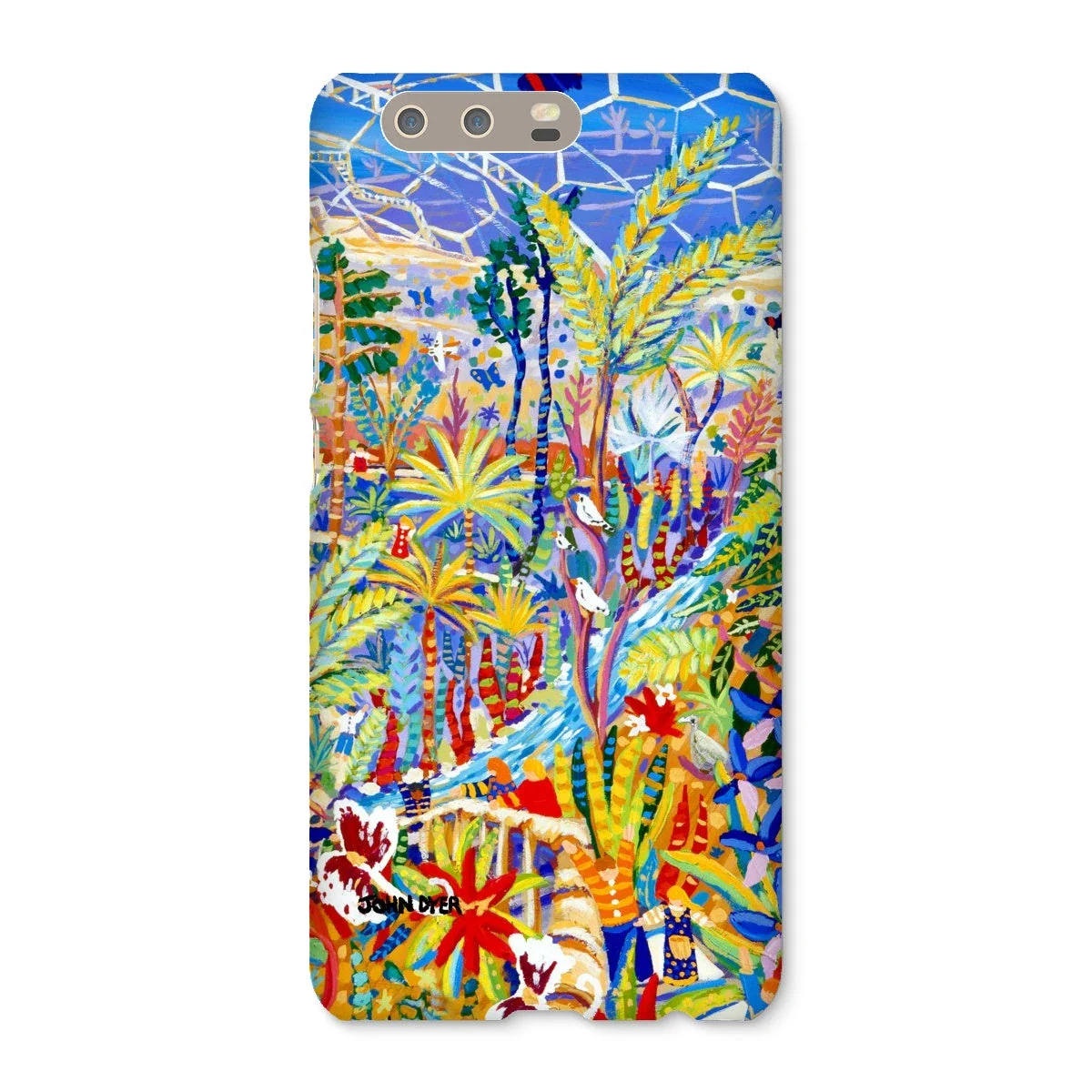 Snap Art Phone Case. Eden Project Rainforest. Artist John Dyer. Cornwall Art Gallery - Image 21
