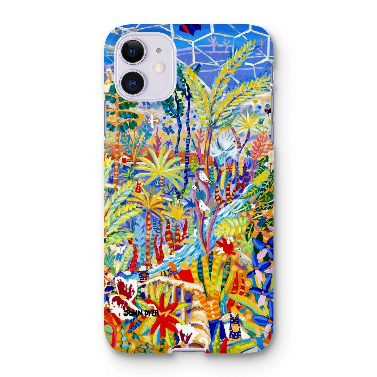Snap Art Phone Case. Eden Project Rainforest. Artist John Dyer. Cornwall Art Gallery - Image 24
