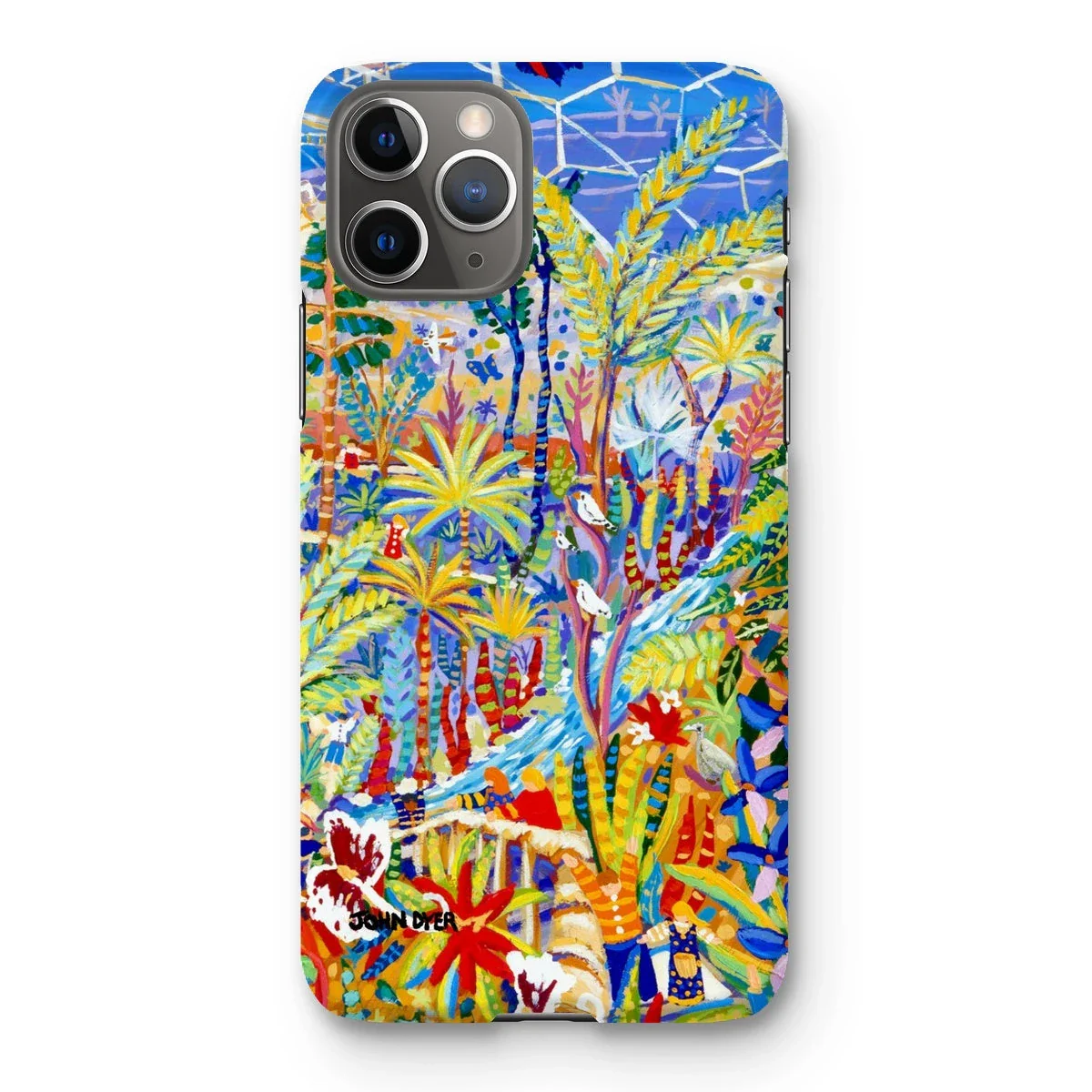 Snap Art Phone Case. Eden Project Rainforest. Artist John Dyer. Cornwall Art Gallery - Image 25