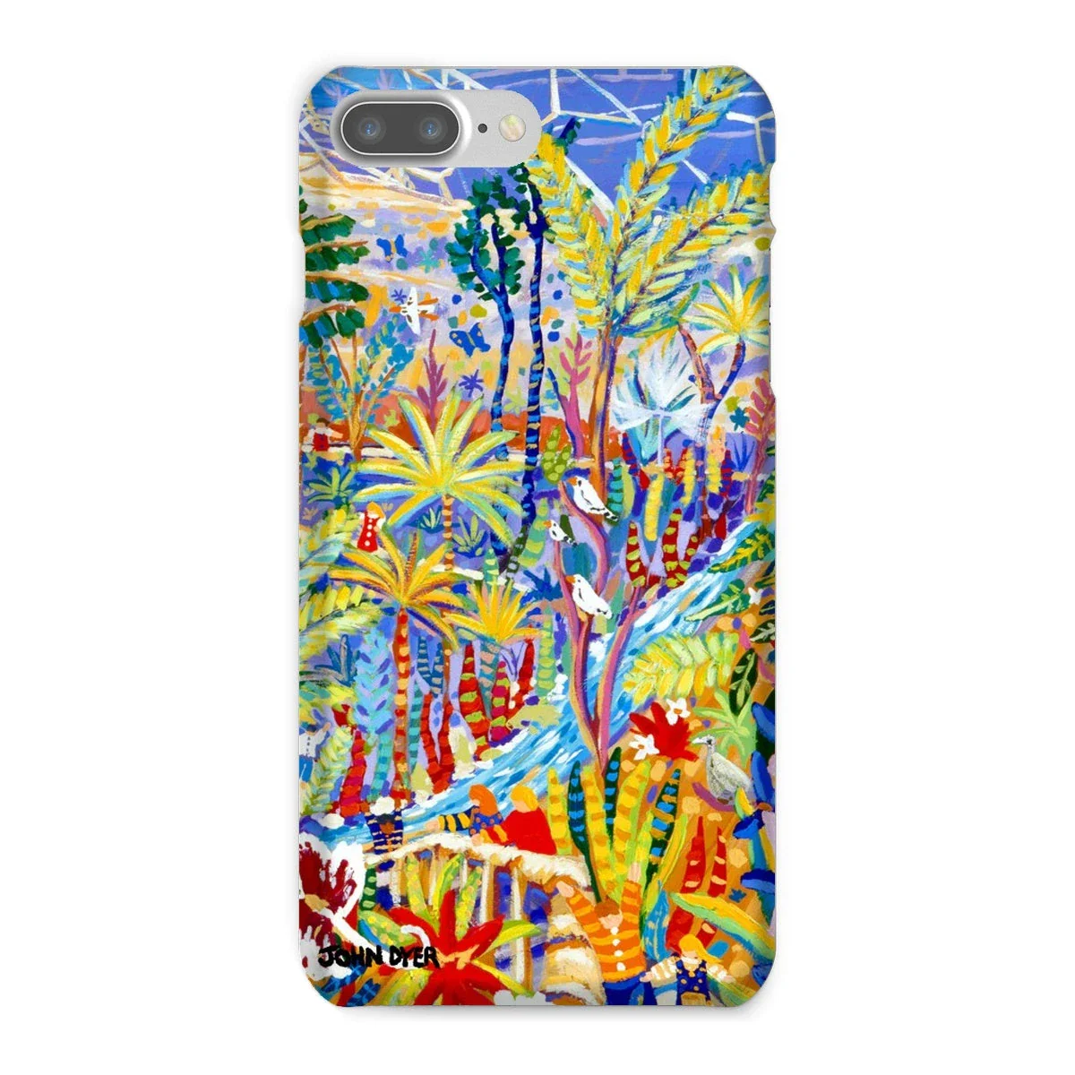 Snap Art Phone Case. Eden Project Rainforest. Artist John Dyer. Cornwall Art Gallery - Image 32