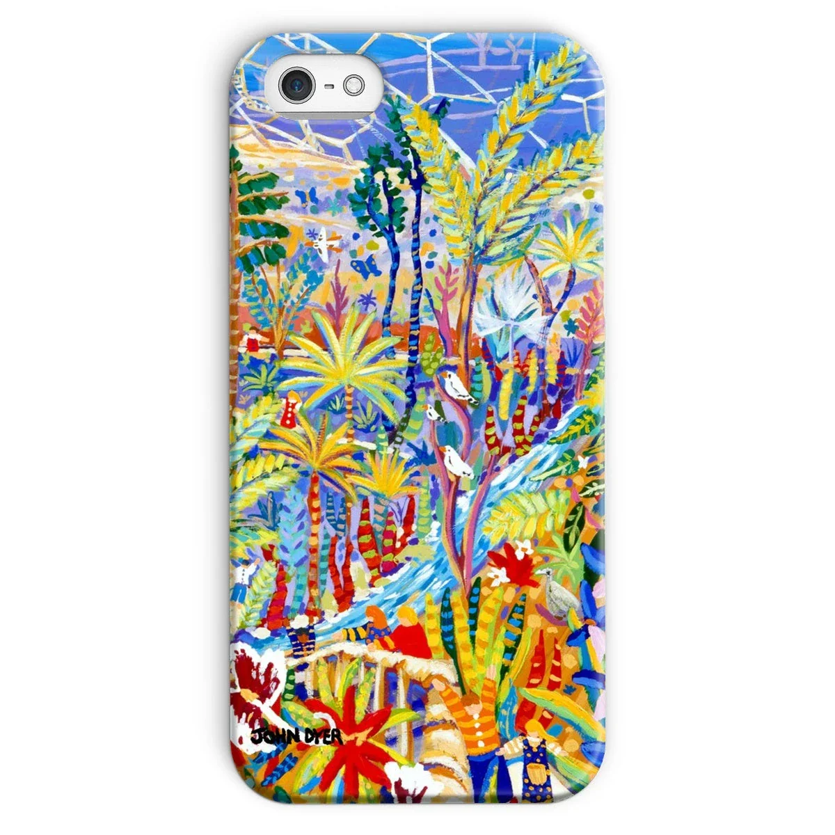 Snap Art Phone Case. Eden Project Rainforest. Artist John Dyer. Cornwall Art Gallery - Image 33
