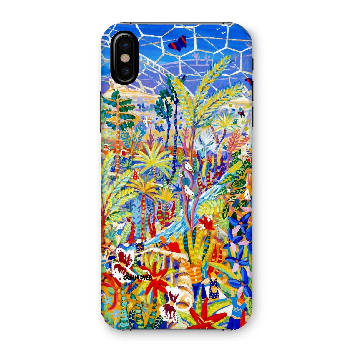 Snap Art Phone Case. Eden Project Rainforest. Artist John Dyer. Cornwall Art Gallery - Image 36