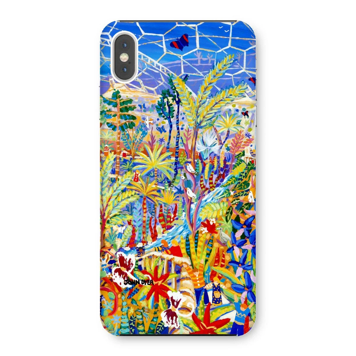 Snap Art Phone Case. Eden Project Rainforest. Artist John Dyer. Cornwall Art Gallery - Image 37