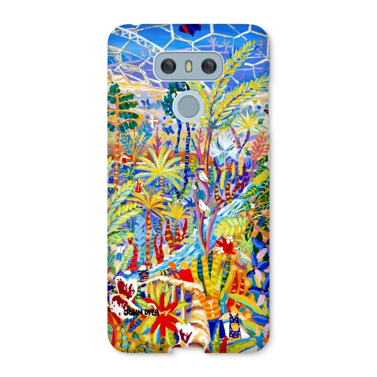 Snap Art Phone Case. Eden Project Rainforest. Artist John Dyer. Cornwall Art Gallery - Image 38