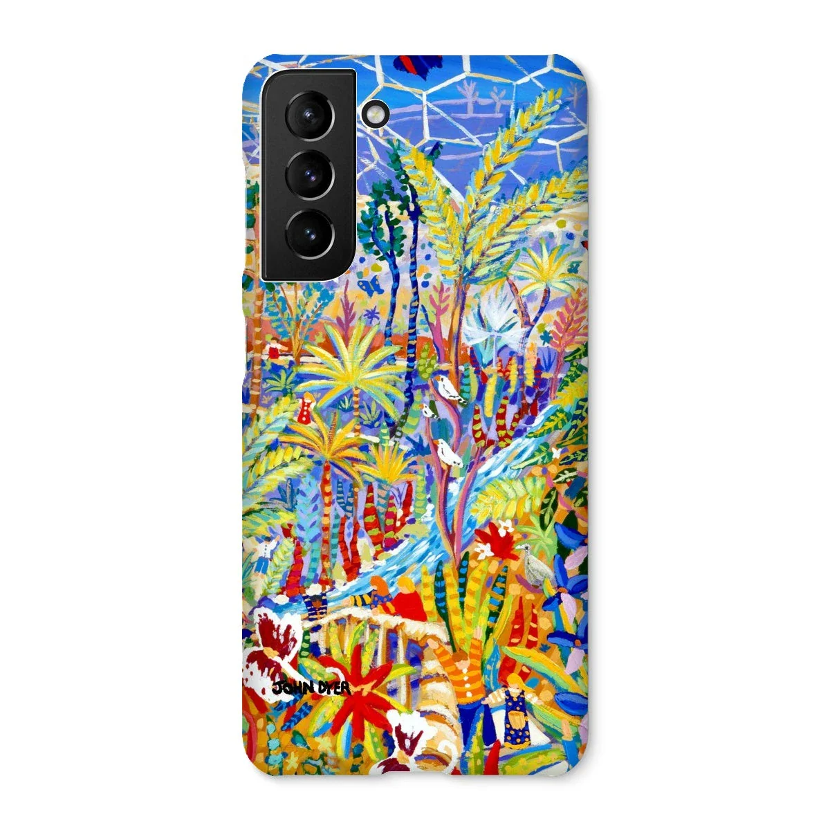 Snap Art Phone Case. Eden Project Rainforest. Artist John Dyer. Cornwall Art Gallery - Image 41