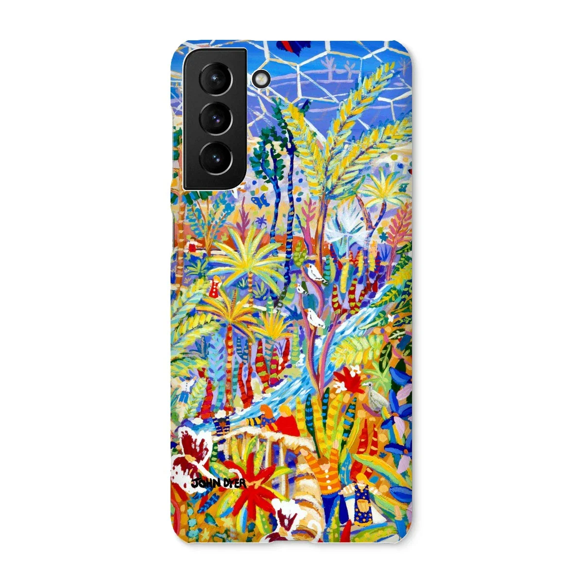 Snap Art Phone Case. Eden Project Rainforest. Artist John Dyer. Cornwall Art Gallery - Image 42
