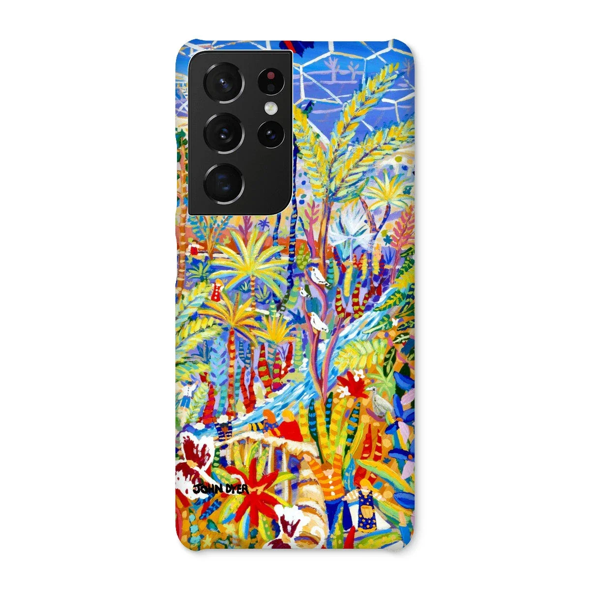 Snap Art Phone Case. Eden Project Rainforest. Artist John Dyer. Cornwall Art Gallery - Image 43
