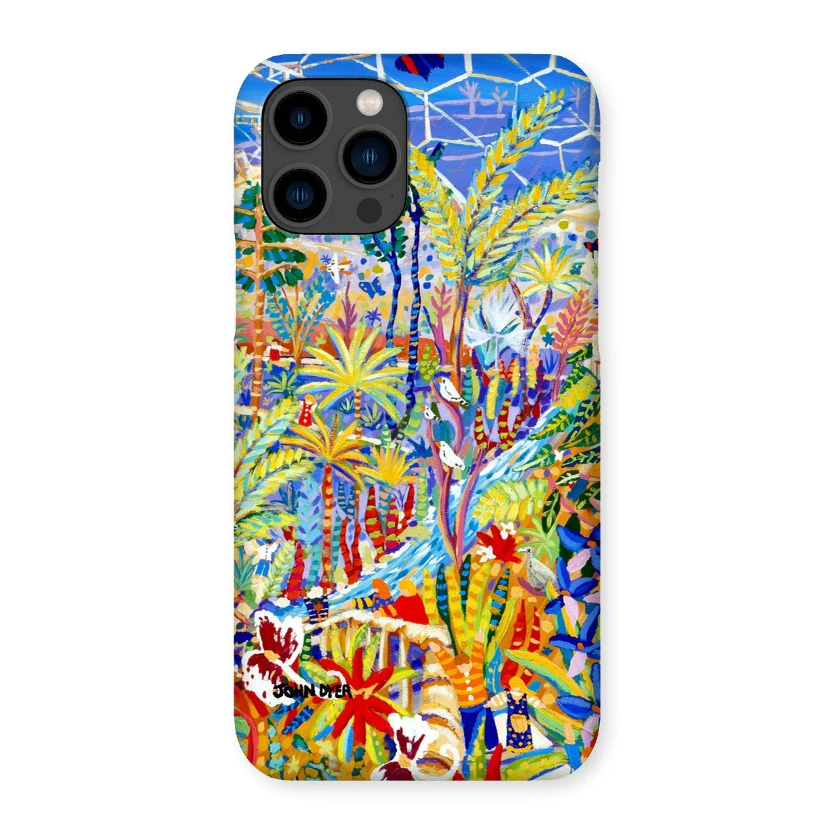 Snap Art Phone Case. Eden Project Rainforest. Artist John Dyer. Cornwall Art Gallery - Image 45