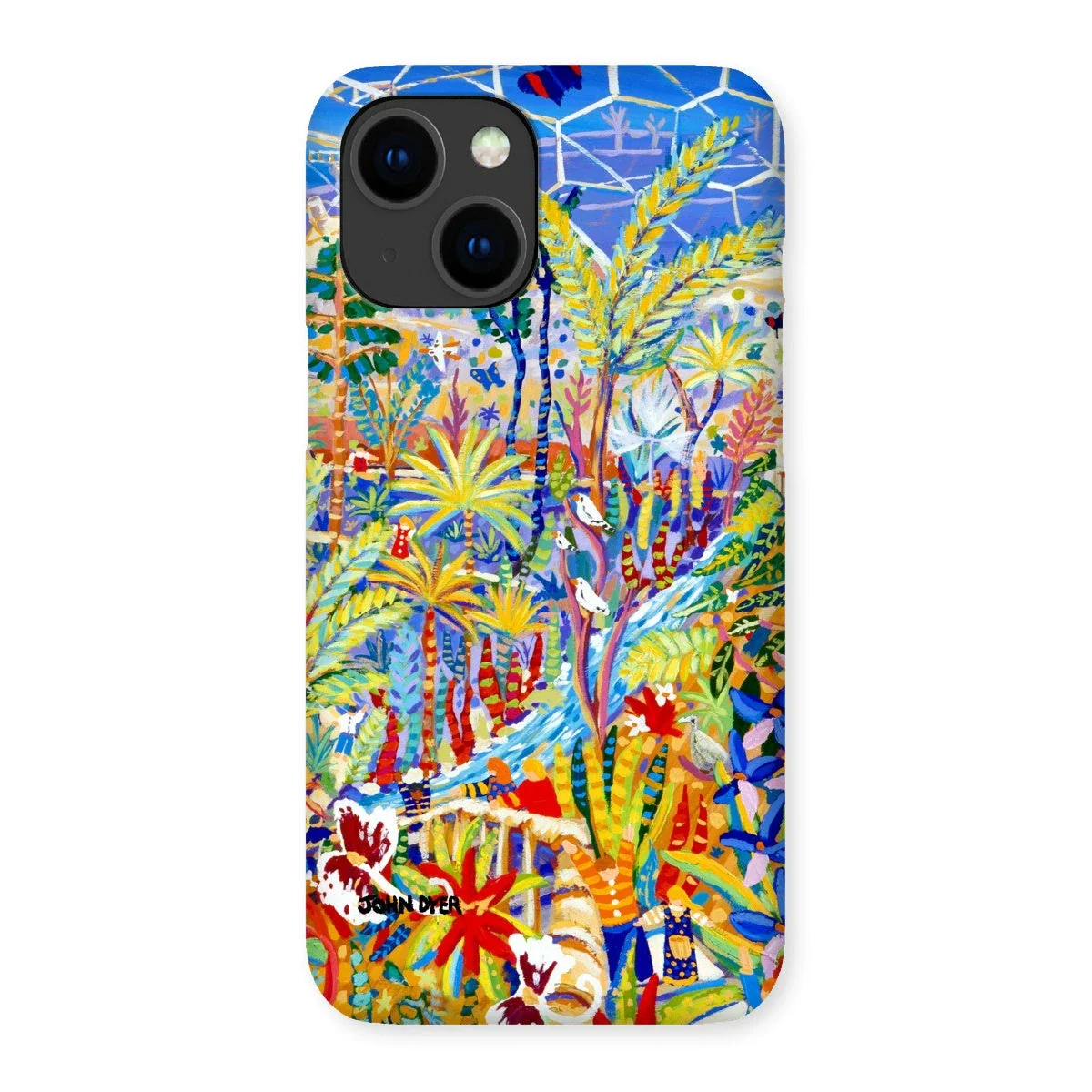 Snap Art Phone Case. Eden Project Rainforest. Artist John Dyer. Cornwall Art Gallery - Image 46